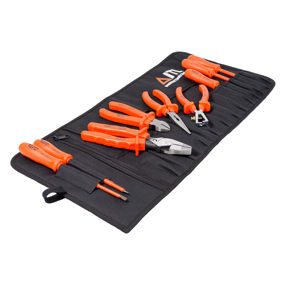 1,000V Insulated 9 Piece Robertson Tool Kit