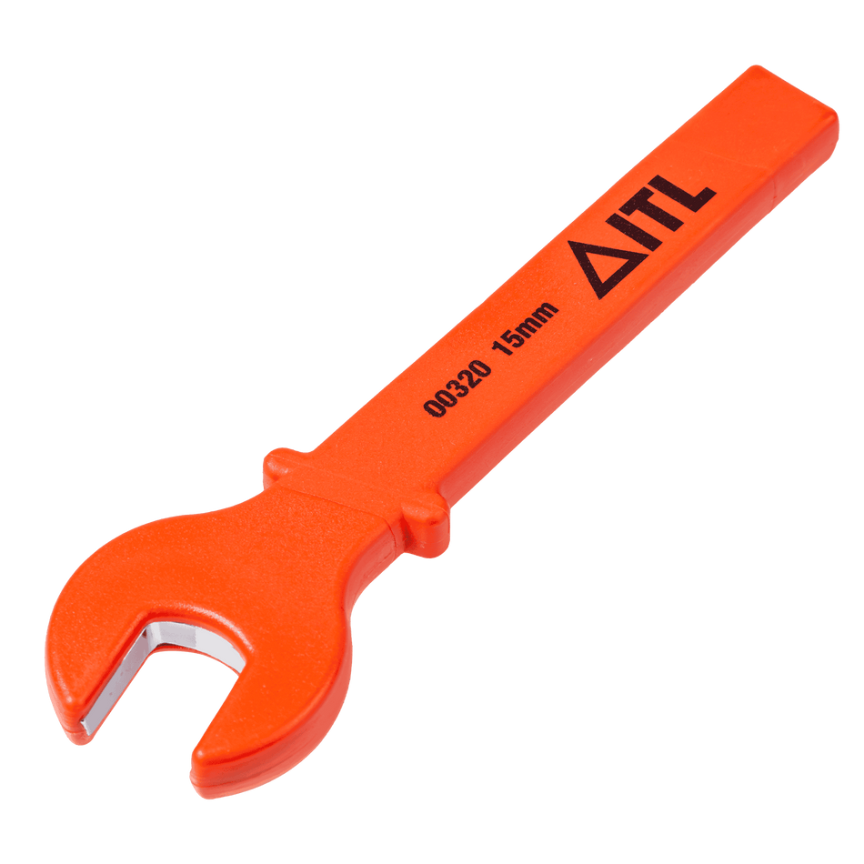 1,000v Insulated 15mm Insulated Open Ended Spanner
