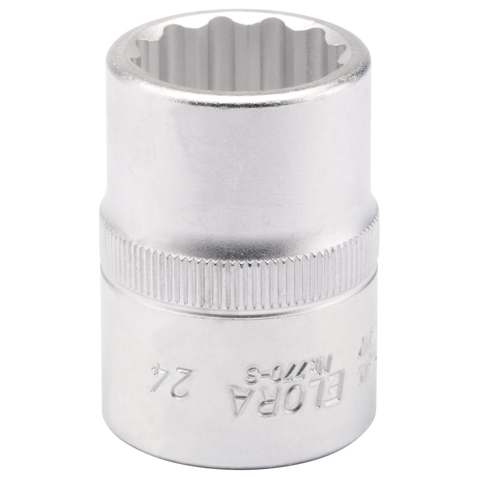 Elora-Bi-Hexagon-Socket,-3/4"-Sq.-Dr.,-24mm