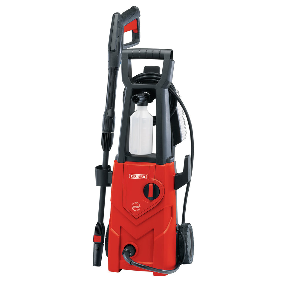 230V-Pressure-Washer,-1600W,-135Bar,-Red