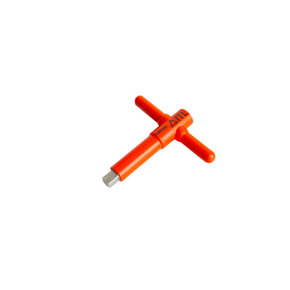 1,000v Insulated 3/8" Drive T Handle 100mm