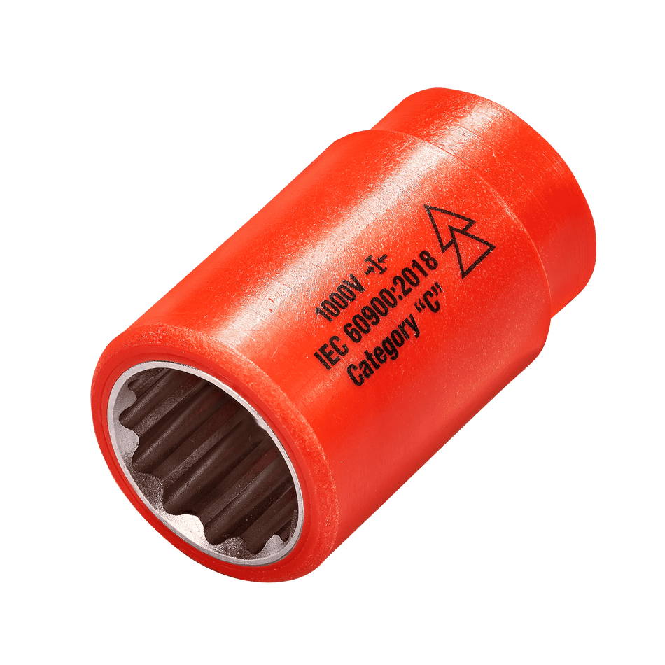 1,000v Insulated 1/2" Drive Socket 19mm