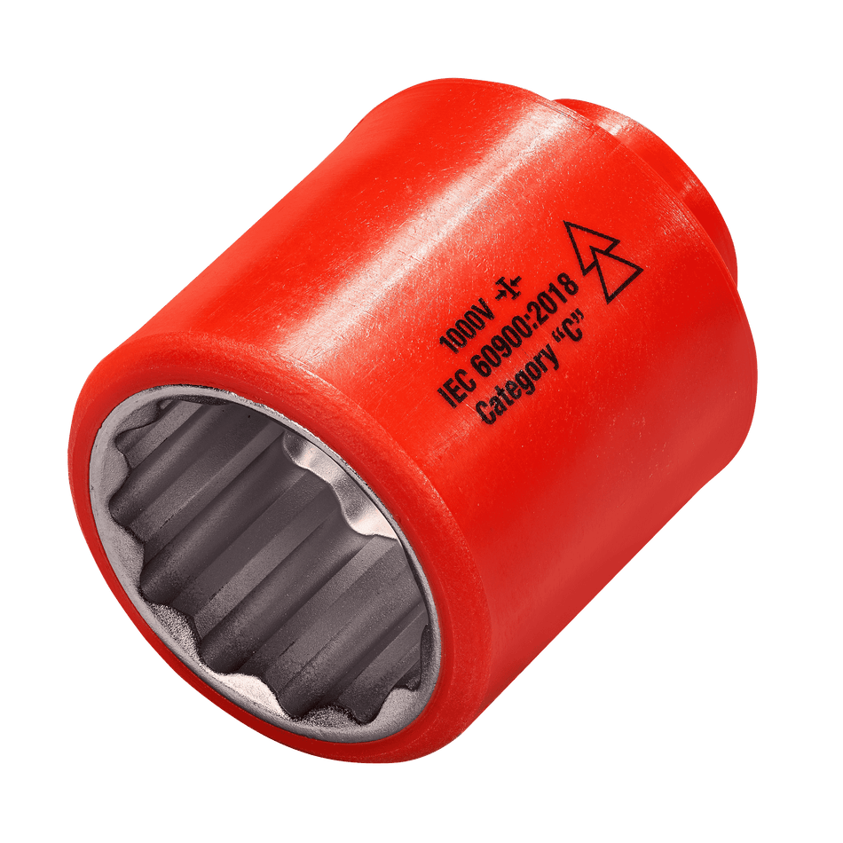 1,000v Insulated 1/2" Drive Socket 28mm