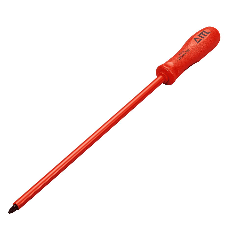 1,000v Insulated Pozidriv Screwdriver 250mm x 6 x No.2