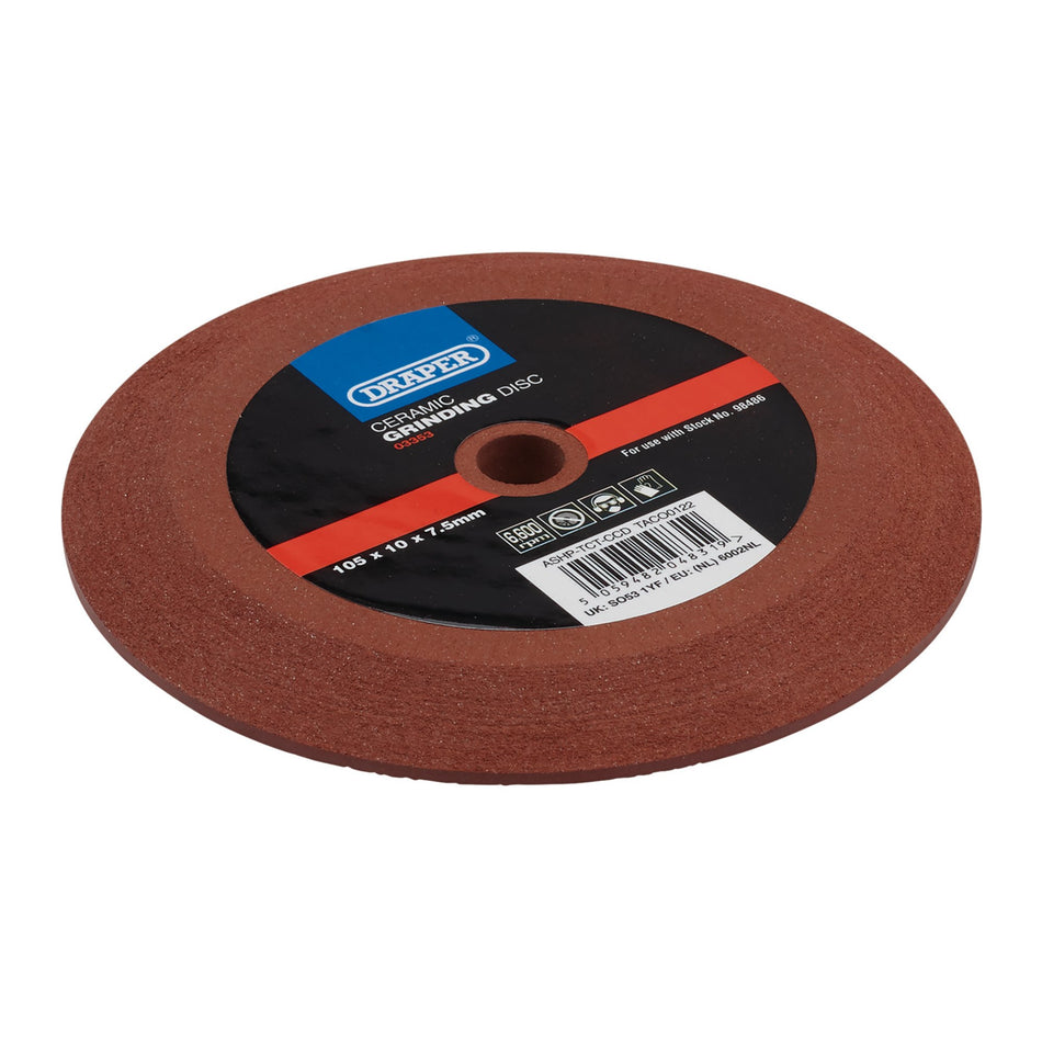 Ceramic-Grinding-Disc,-105-x-10-x-7.5mm