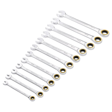 Draper-Expert-HI-TORQ®-Metric-Ratchet-Combination-Spanner-Set-(12-Piece)