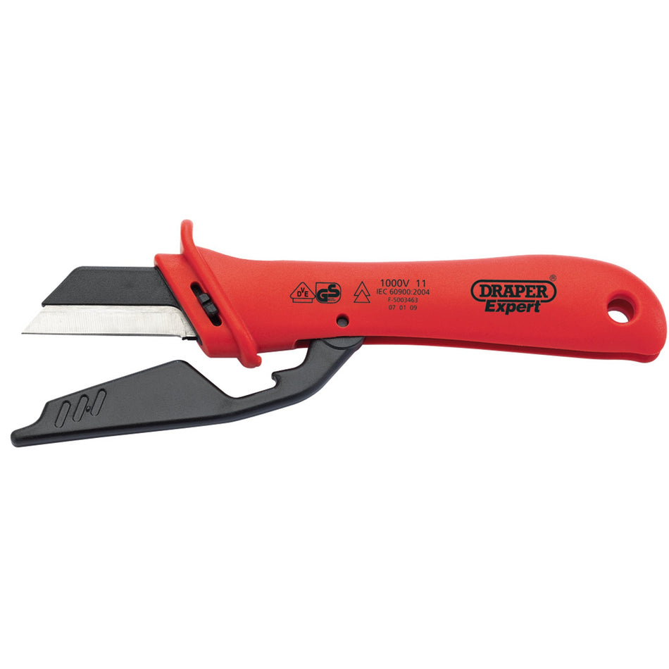Draper-Expert-VDE-Cable-Knife,-190mm