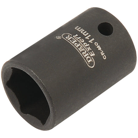 Draper-Expert-HI-TORQ®-6-Point-Impact-Socket,-1/4"-Sq.-Dr.,-11mm