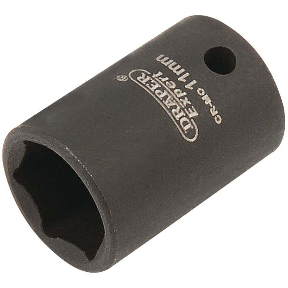 Draper-Expert-HI-TORQ®-6-Point-Impact-Socket,-1/4"-Sq.-Dr.,-11mm