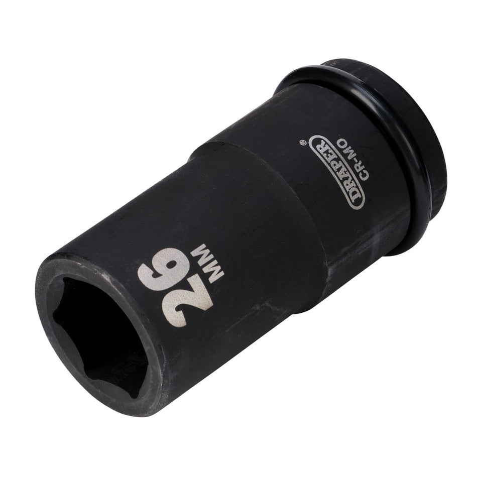 Draper-Hi-TORQ®-Deep-Impact-Socket,-3/4"-Sq.-Dr.,-26mm