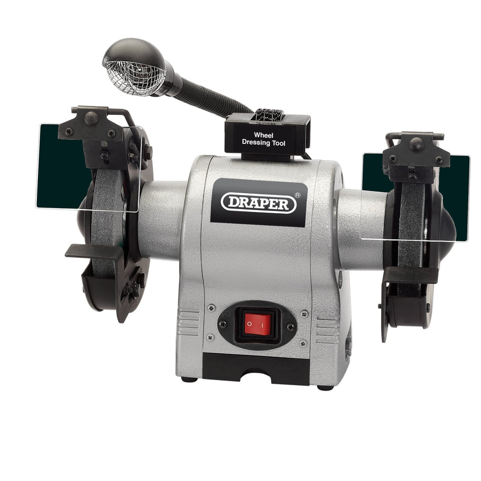 Bench-Grinder-With-Work-light,-150mm,-370W