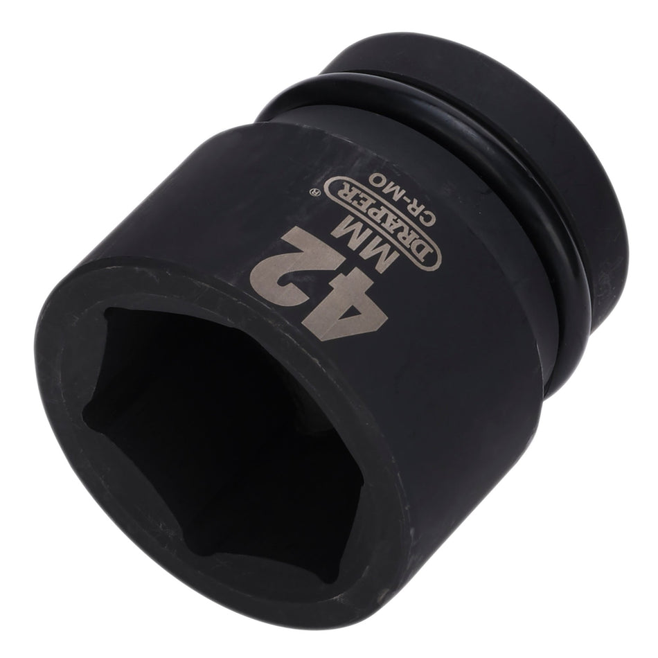 Draper-Expert-HI-TORQ®-6-Point-Impact-Socket,-1"-Sq.-Dr.,-42mm