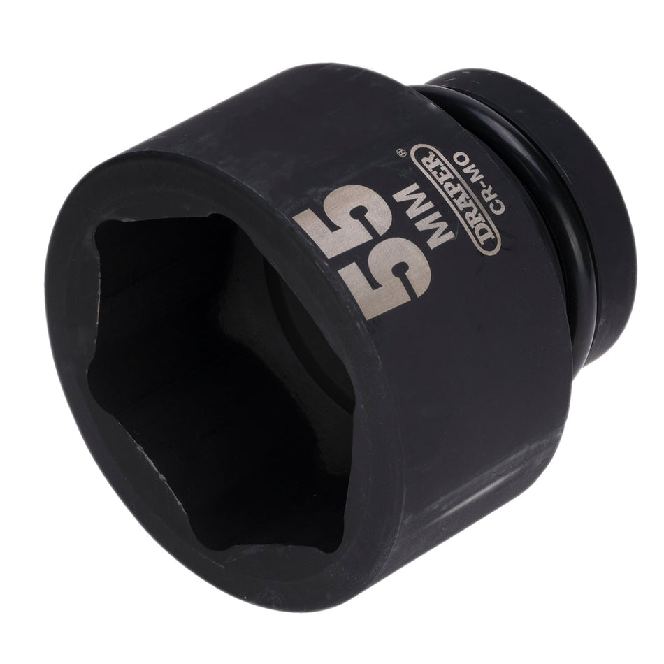 Draper-Hi-TORQ®-Impact-Socket,-1"-Sq.-Dr.,-55mm