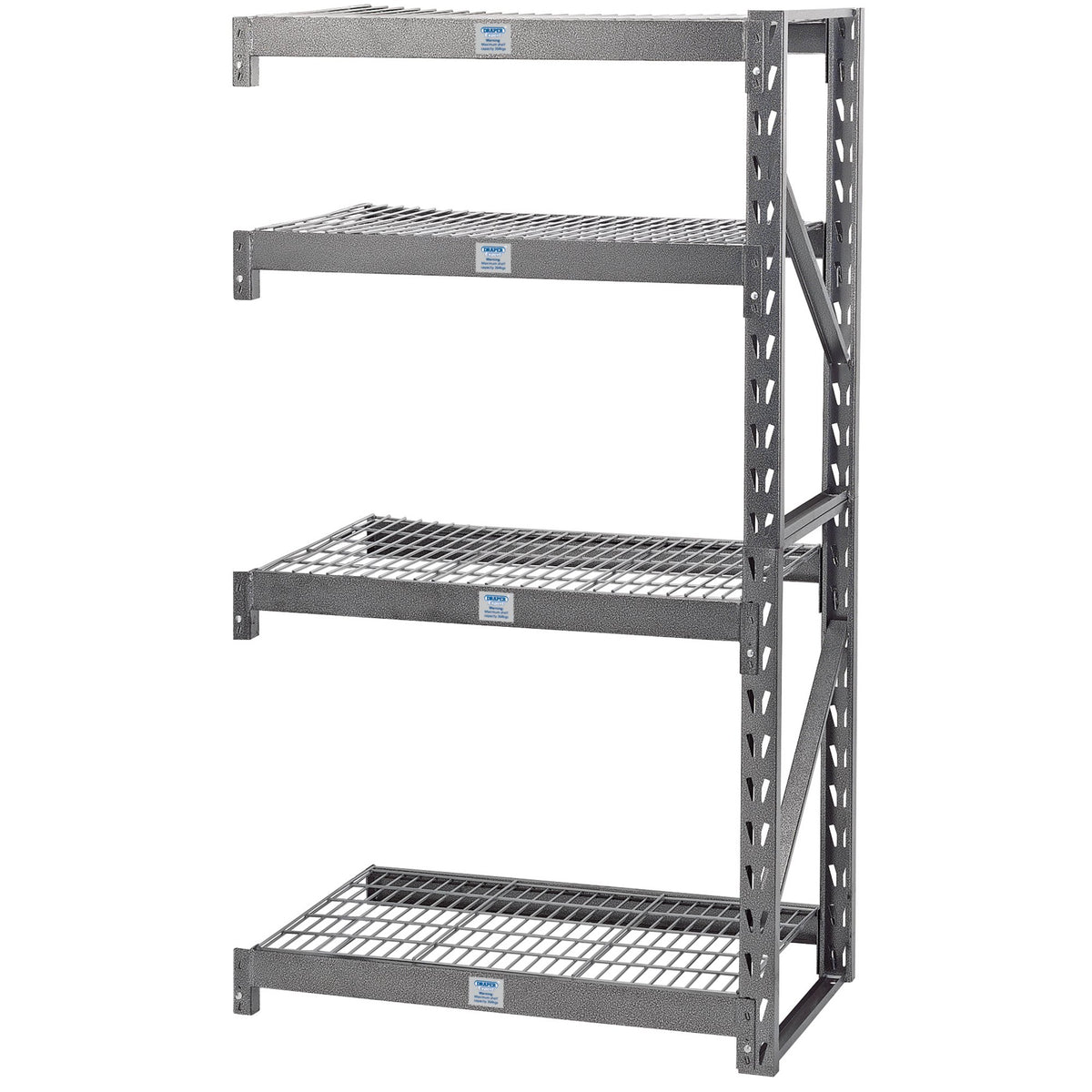 Expert-Heavy-Duty-Steel-4-Shelving-Extension-Unit,-1040-x-610-x-1830mm