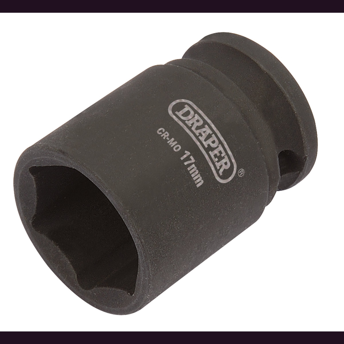 Draper-Expert-HI-TORQ®-6-Point-Impact-Socket,-3/8"-Sq.-Dr.,-17mm