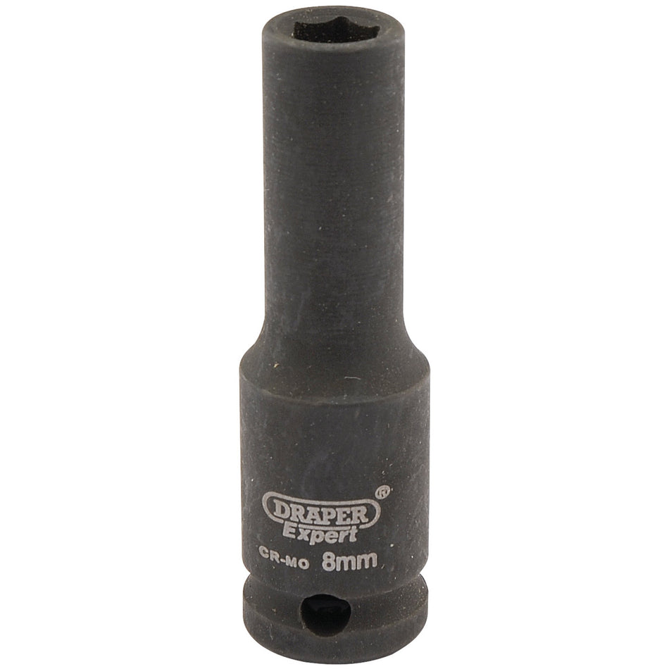 Draper-Expert-HI-TORQ®-6-Point-Deep-Impact-Socket,-3/8"-Sq.-Dr.,-8mm