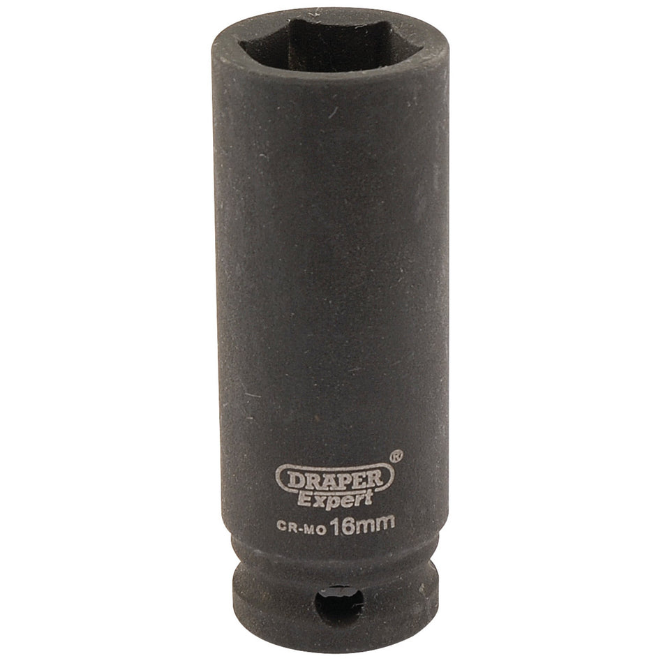 Draper-Expert-HI-TORQ®-6-Point-Deep-Impact-Socket,-3/8"-Sq.-Dr.,-16mm