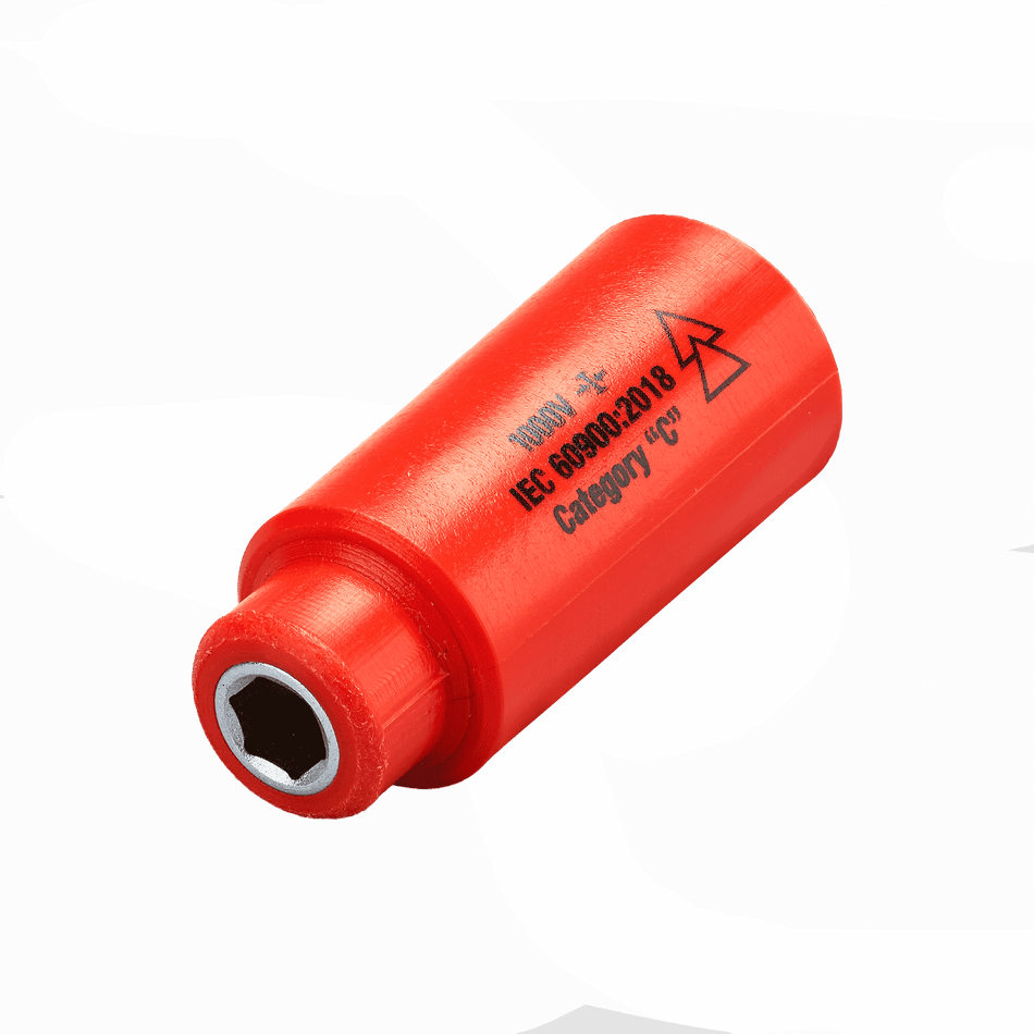 1,000v Insulated 1/4" Drive Socket 6mm (6 point)
