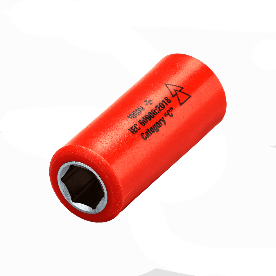 1,000v Insulated 1/4" Drive Socket 10mm (6 point)