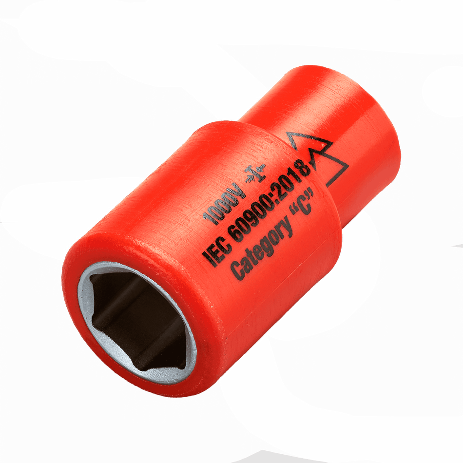 1,000v Insulated 1/4" Drive Socket 14mm (6 point)