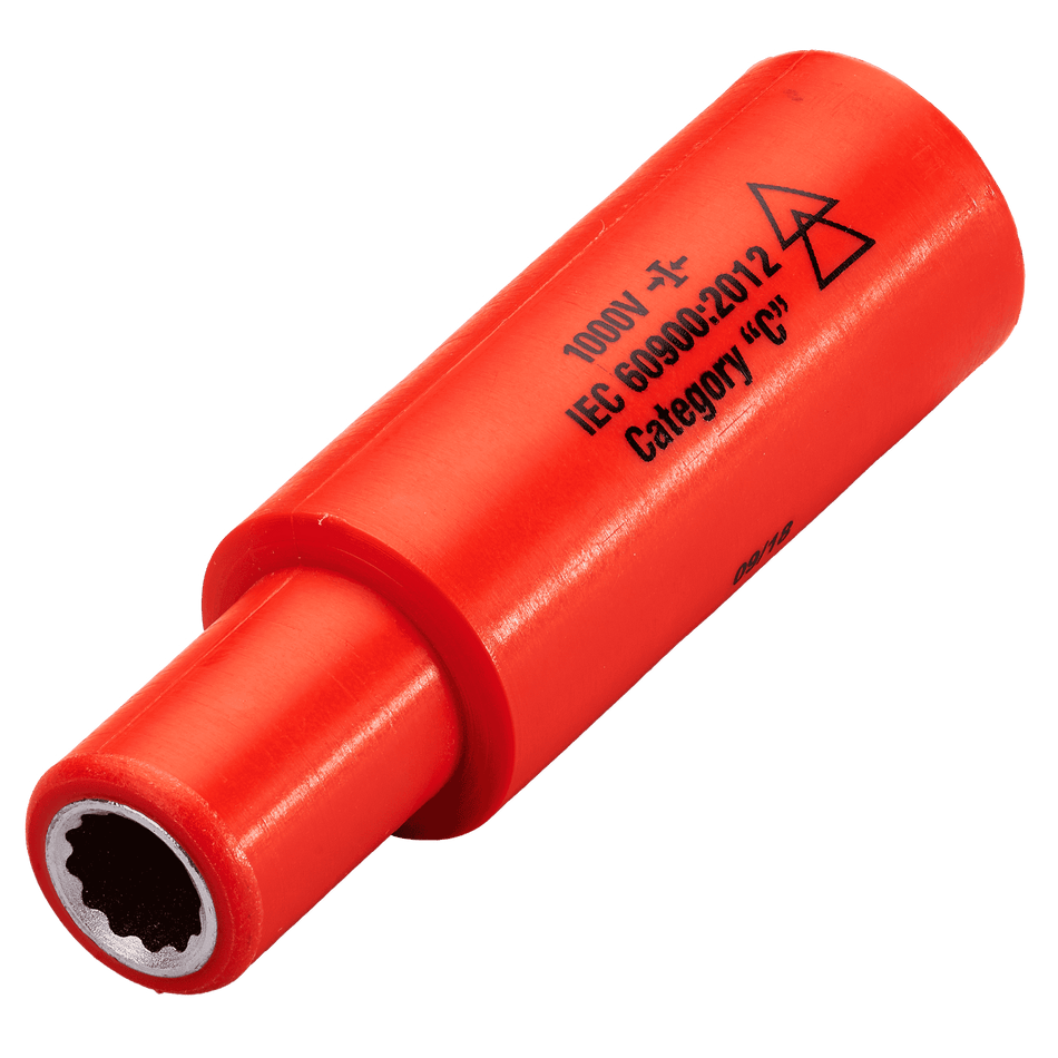 1,000v Insulated 1/4" Drive Deep Socket 7mm