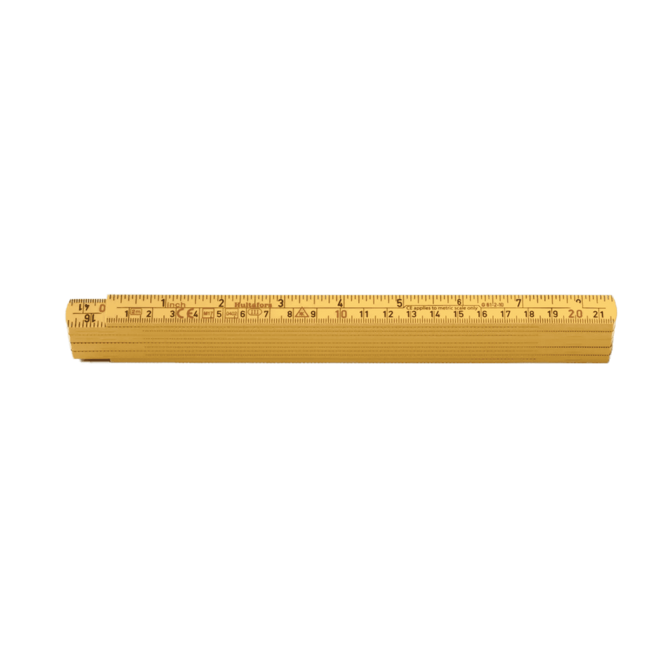 Non-Conductive Folding Rule 2m (metric / inch)