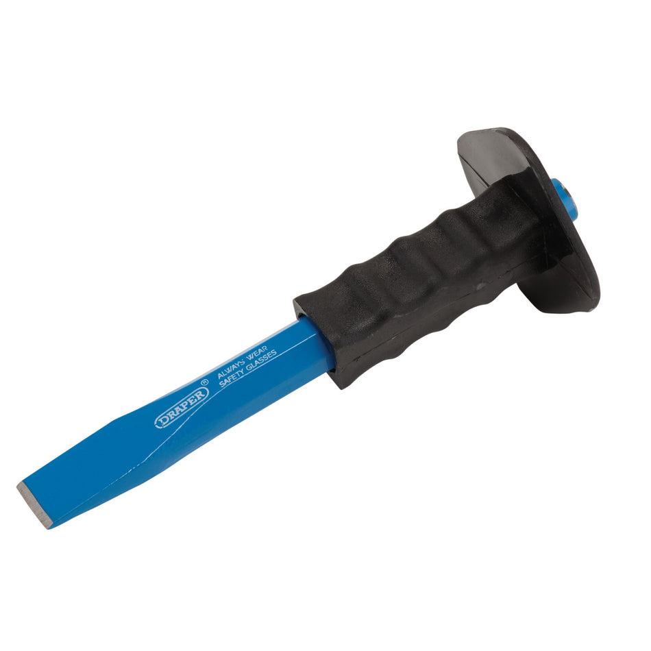 Octagonal-Shank-Cold-Chisel-with-Hand-Guard,-25-x-250mm-(Sold-Loose)