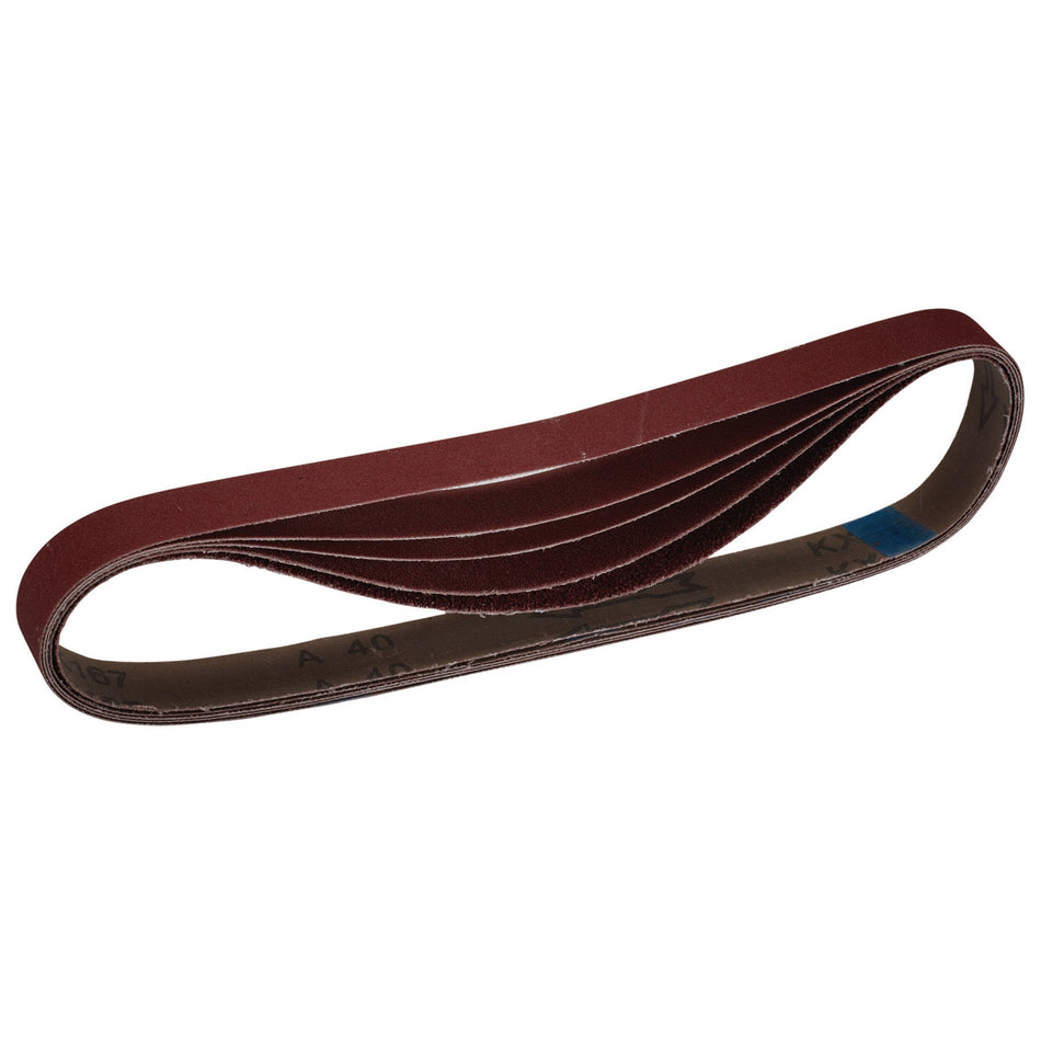 Cloth-Sanding-Belt,-25-x-762mm,-Assorted-Grit-(Pack-of-5)