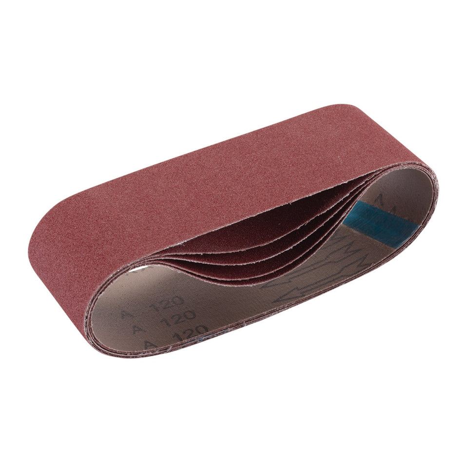 Cloth-Sanding-Belt,-75-x-533mm,-120-Grit-(Pack-of-5)