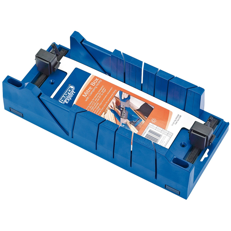 Mitre-Box-with-Clamping-Facility,-367-x-116-x-70mm
