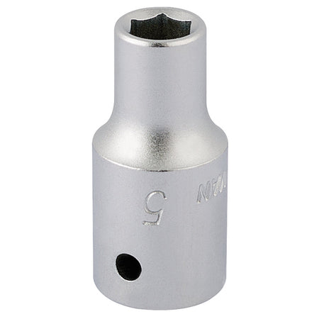 Elora-Hexagon-Socket,-1/4"-Sq.-Dr.,-5mm