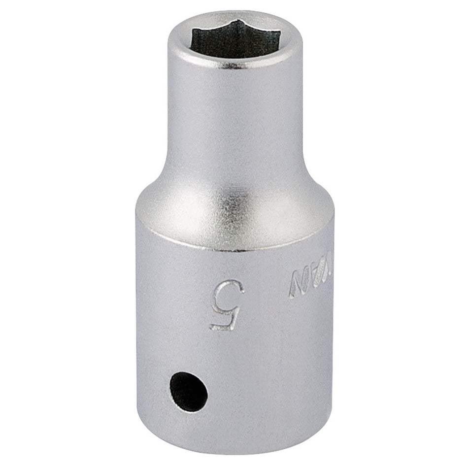 Elora-Hexagon-Socket,-1/4"-Sq.-Dr.,-5mm