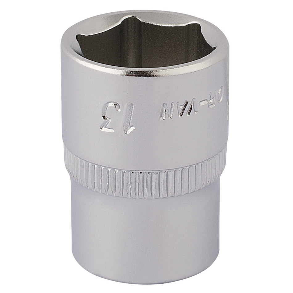 Elora-Hexagon-Socket,-1/4"-Sq.-Dr.,-13mm