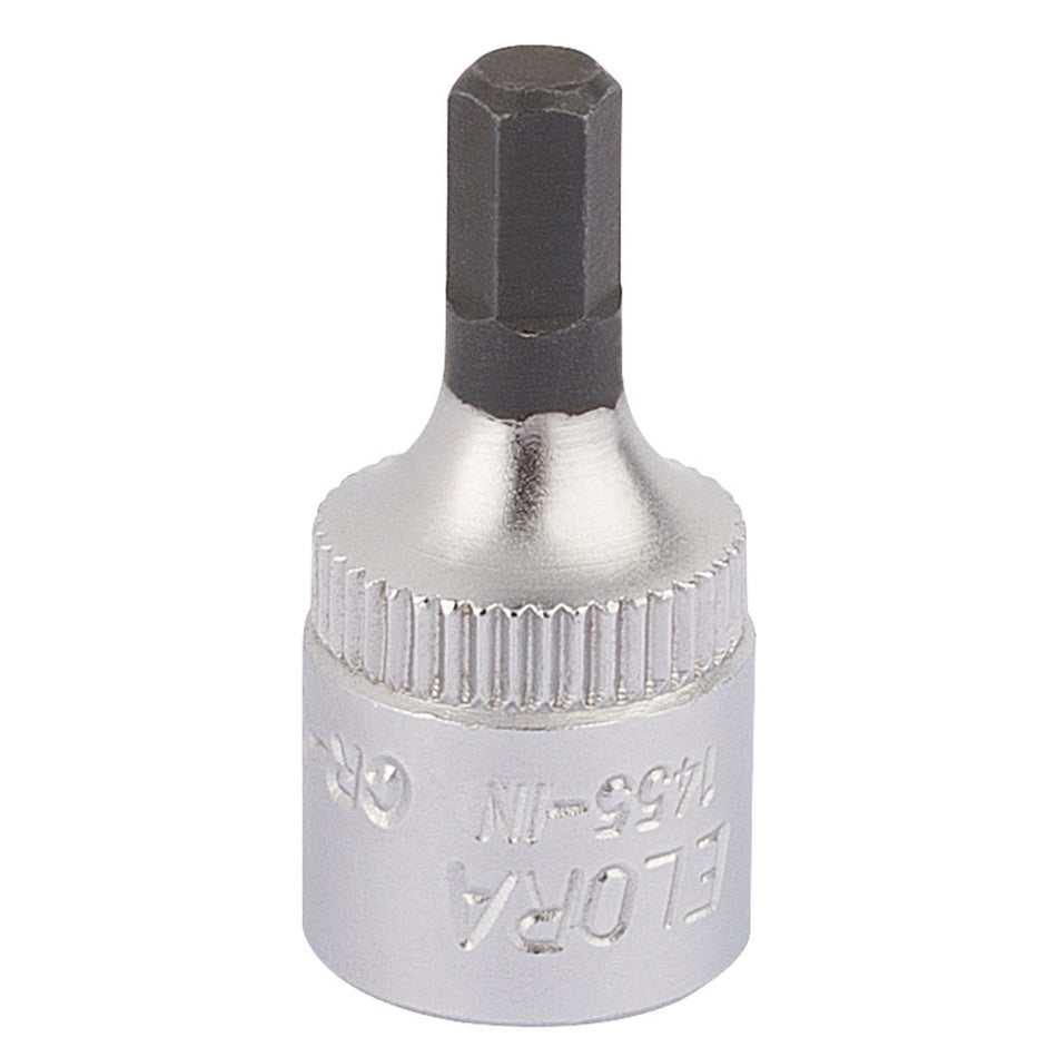 Elora-Hexagon-Screwdriver-Socket,-1/4"-Sq.-Dr.,-4mm