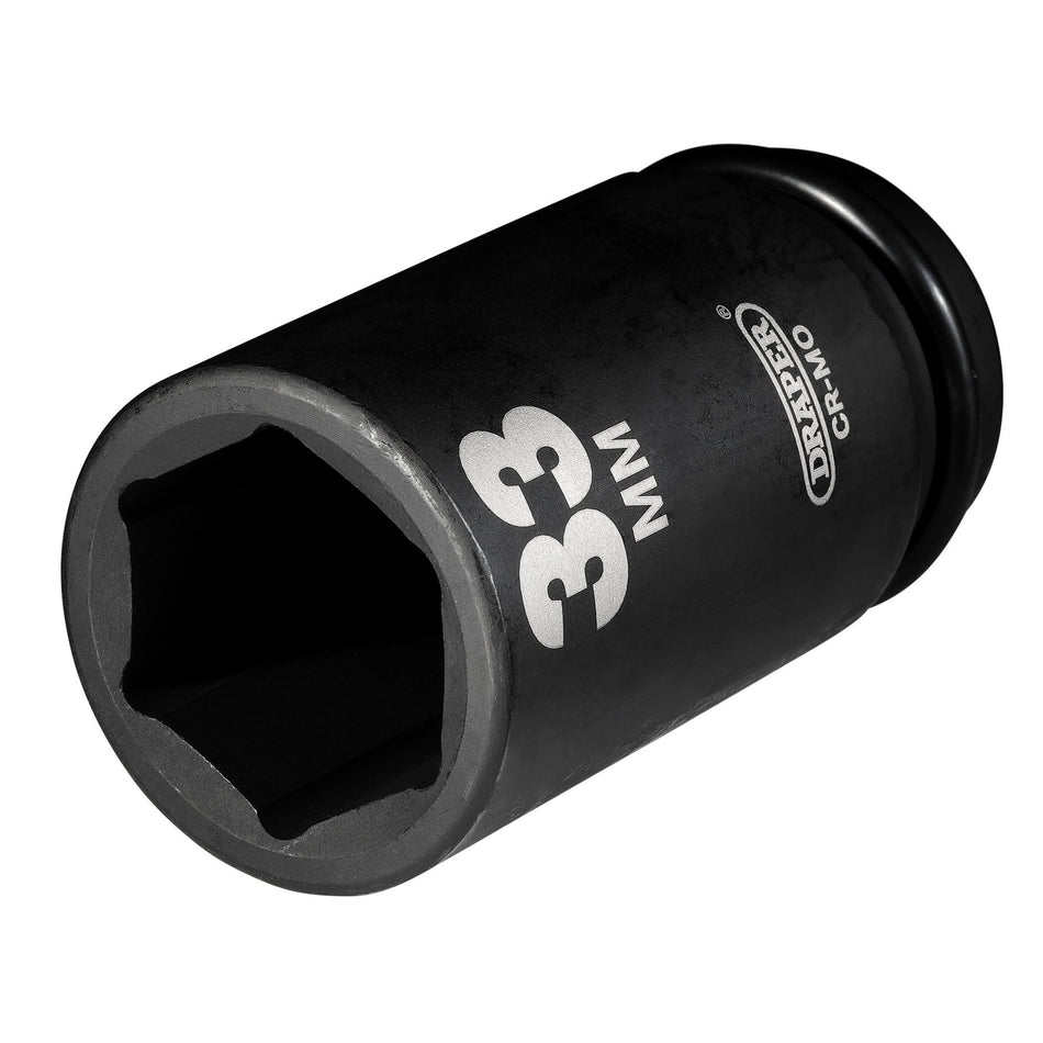 Draper-Hi-TORQ®-Deep-Impact-Socket,-3/4"-Sq.-Dr.,-33mm