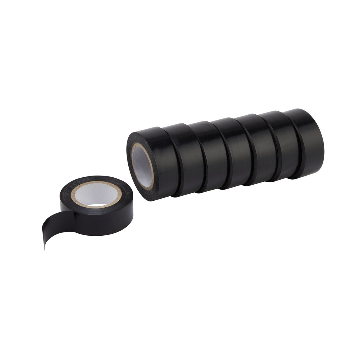Draper-Expert-Insulation-Tape,-10m-x-19mm,-Black-(Pack-of-8)