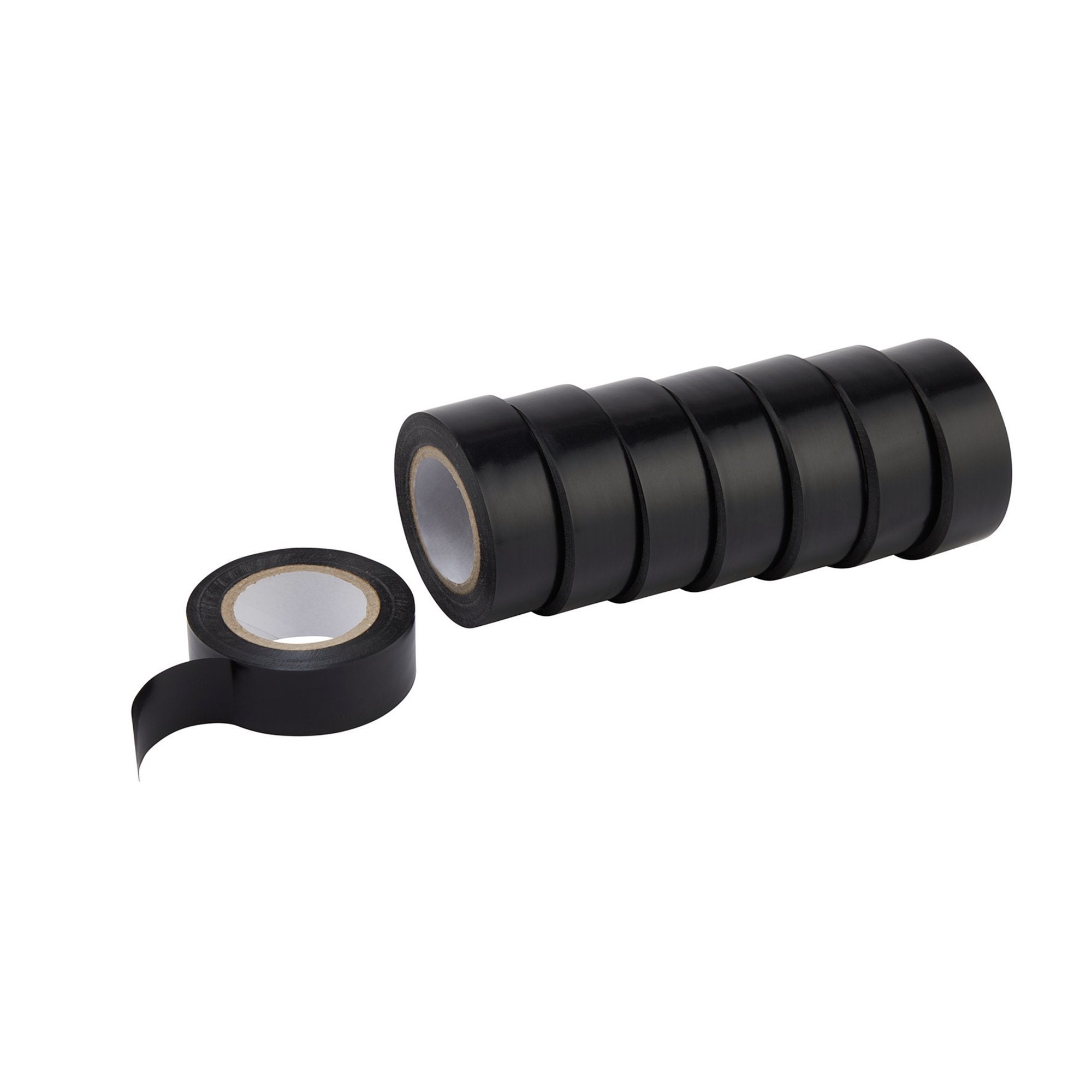 Draper-Expert-Insulation-Tape,-10m-x-19mm,-Black-(Pack-of-8)