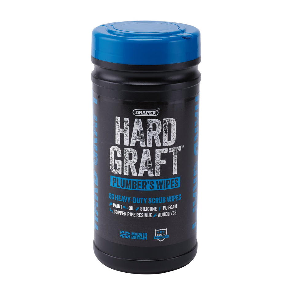 Draper-Hard-Graft-Plumbers-Wipes-(Tub-of-80)