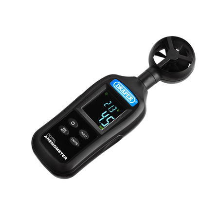 Haneld-Digital-Anemometer---Wind-Speed-and-Temperature-Meter,-0.4-30m/s-and--20-to-+70°C