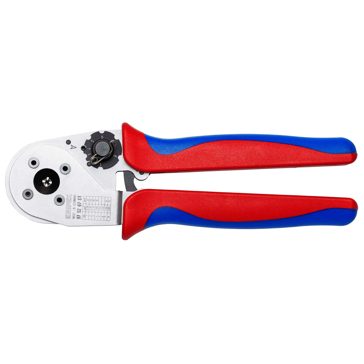 KNIPEX-97-52-67-DT-Four-Mandrel-Crimping-Pliers-for-DT-contacts,-230-mm
