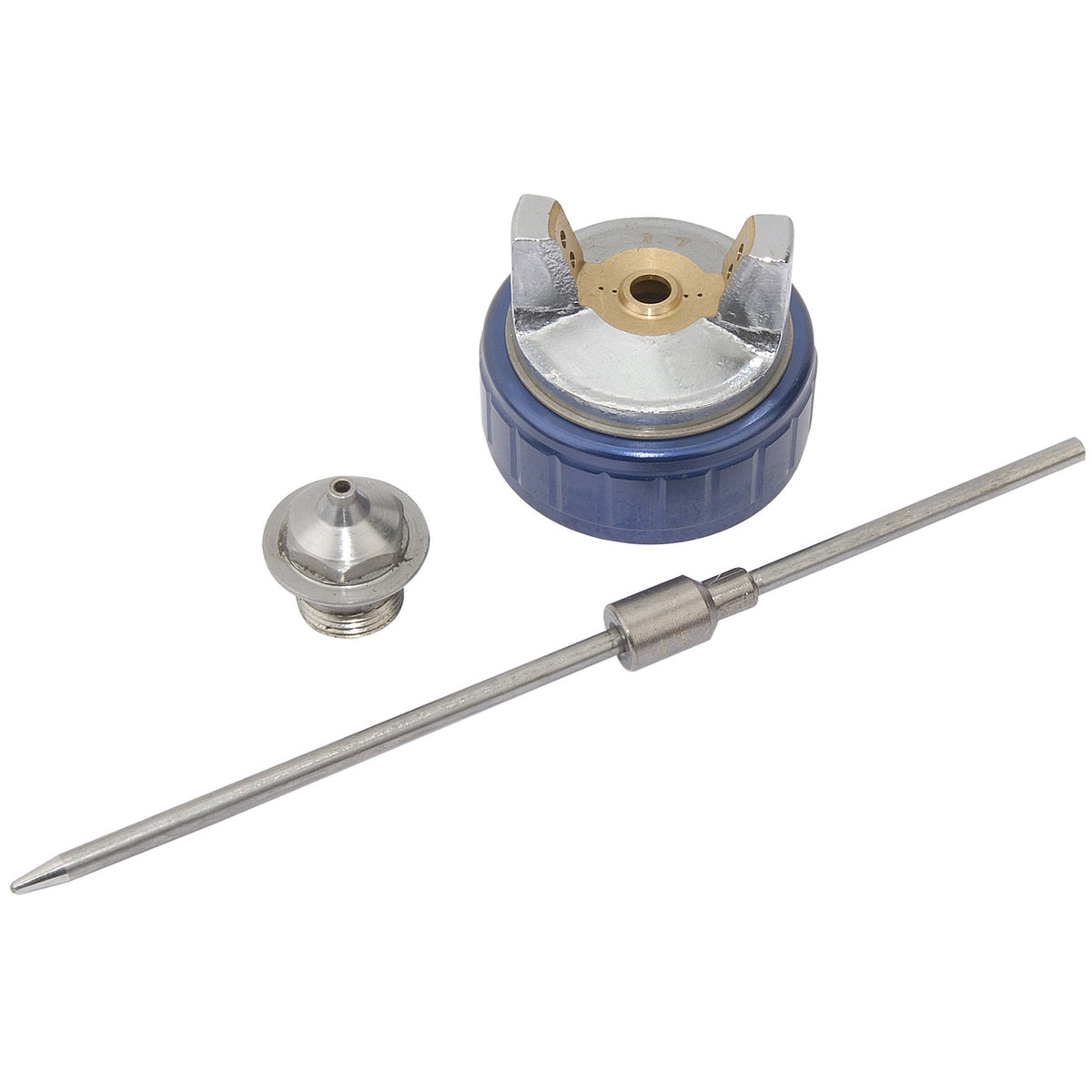 Spare-Nozzle,-Needle-&-Cap-Set-for-Spray-Guns-09706-&-09707,-1.7mm