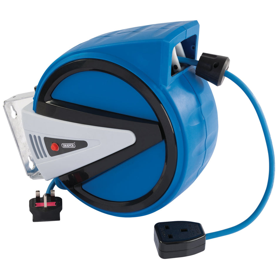 230V-Retractable-Electric-Cable-Reel,-10m