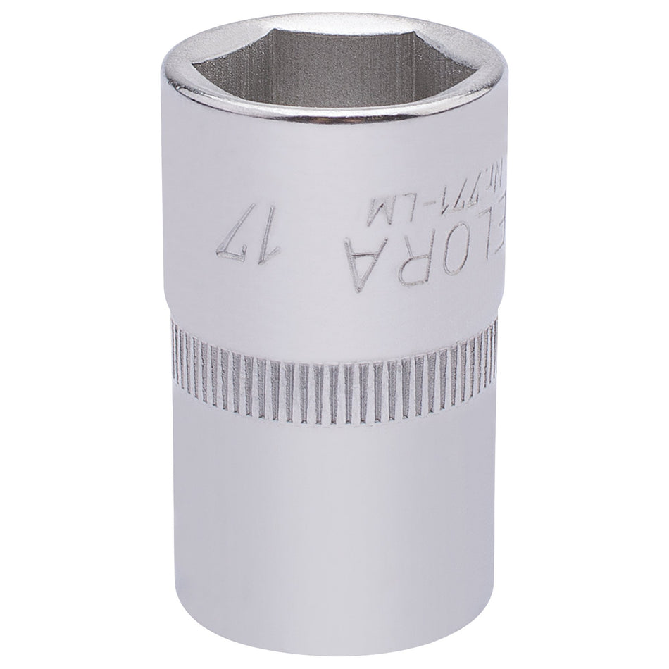 Elora-Hexagon-Socket,-1/2"-Sq.-Dr.,-17mm