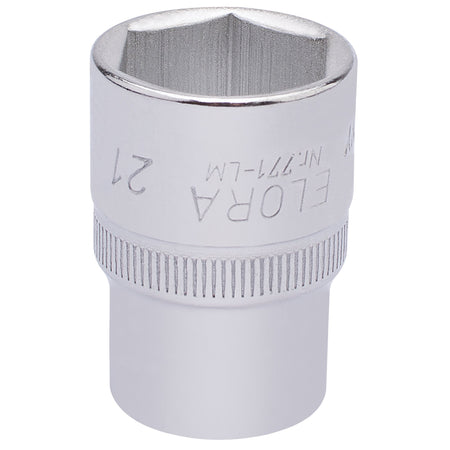 Elora-Hexagon-Socket,-1/2"-Sq.-Dr.,-21mm