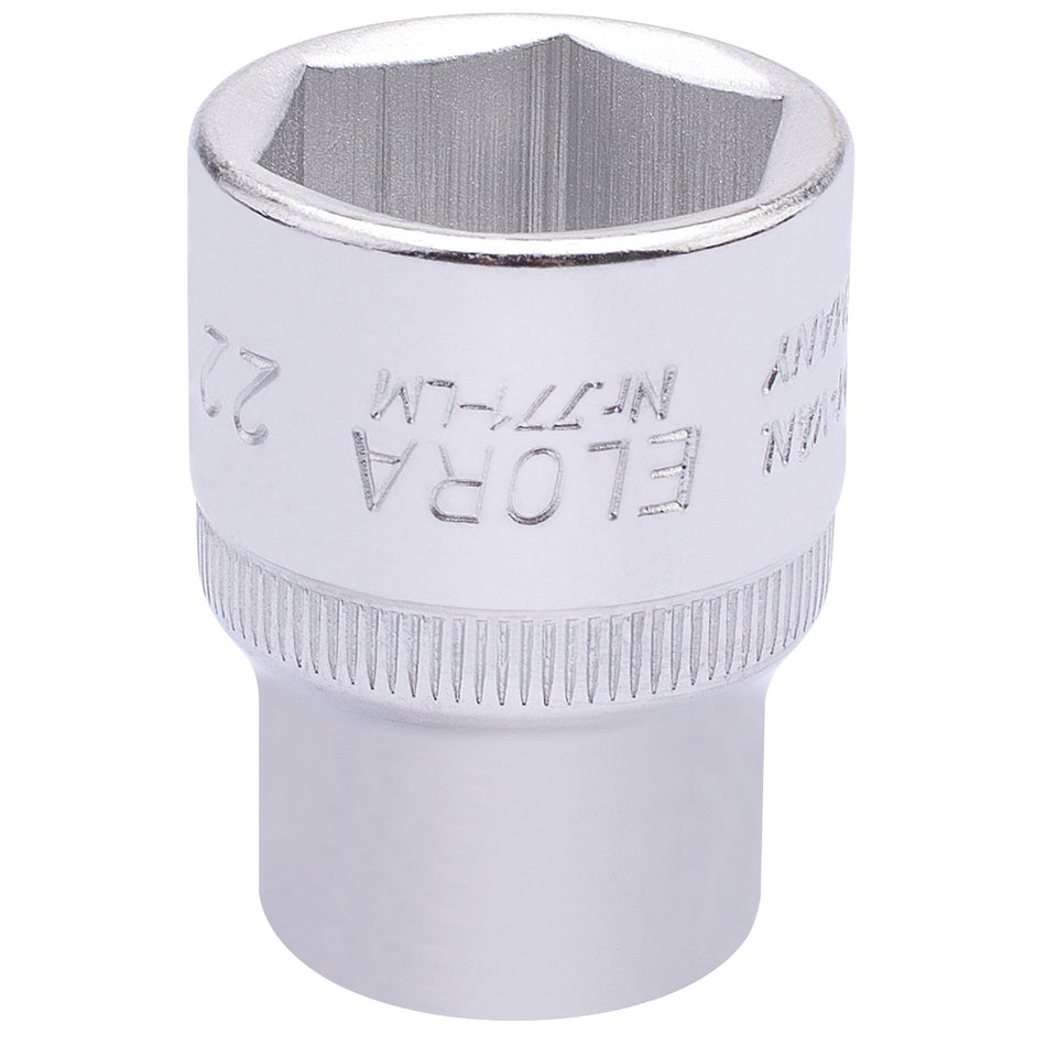 Elora-Hexagon-Socket,-1/2"-Sq.-Dr.,-22mm