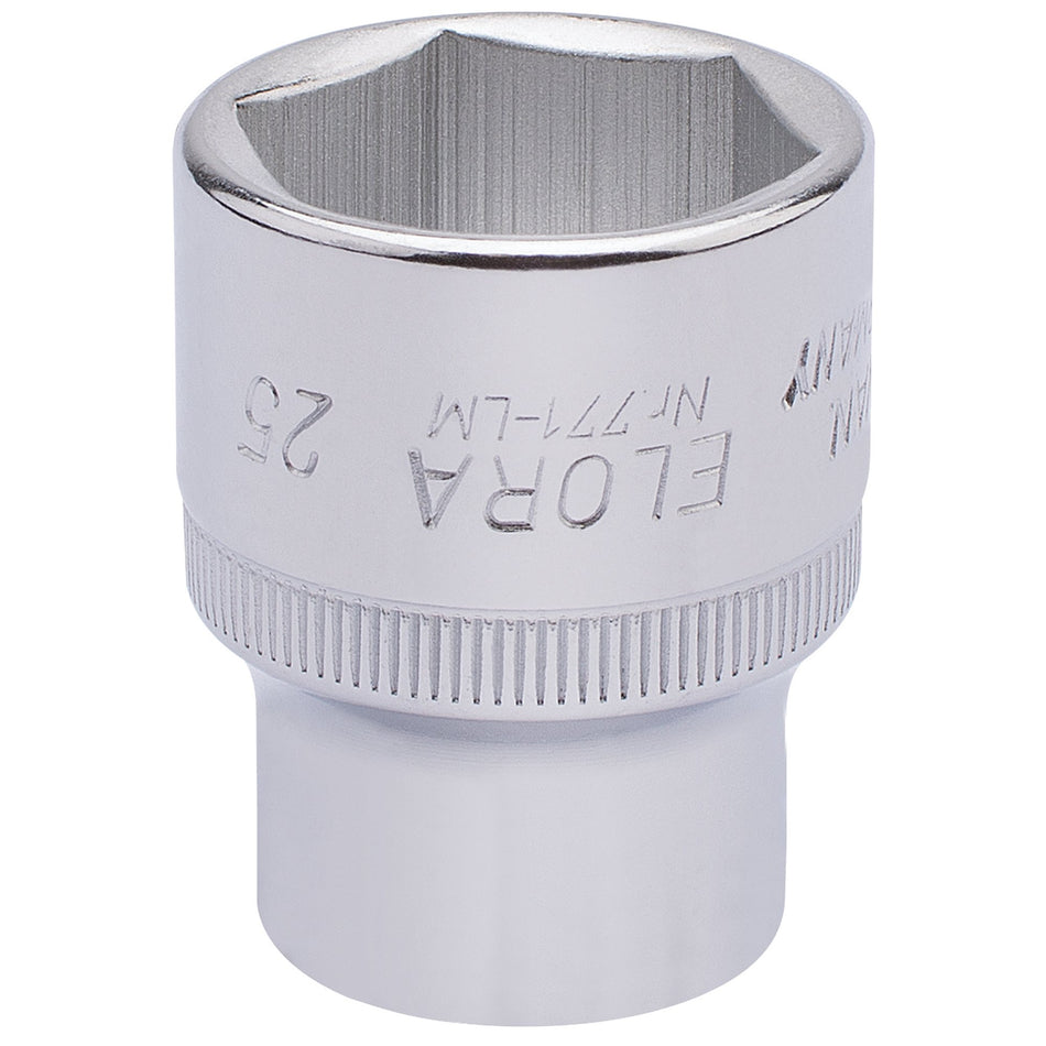 Elora-Hexagon-Socket,-1/2"-Sq.-Dr.,-25mm