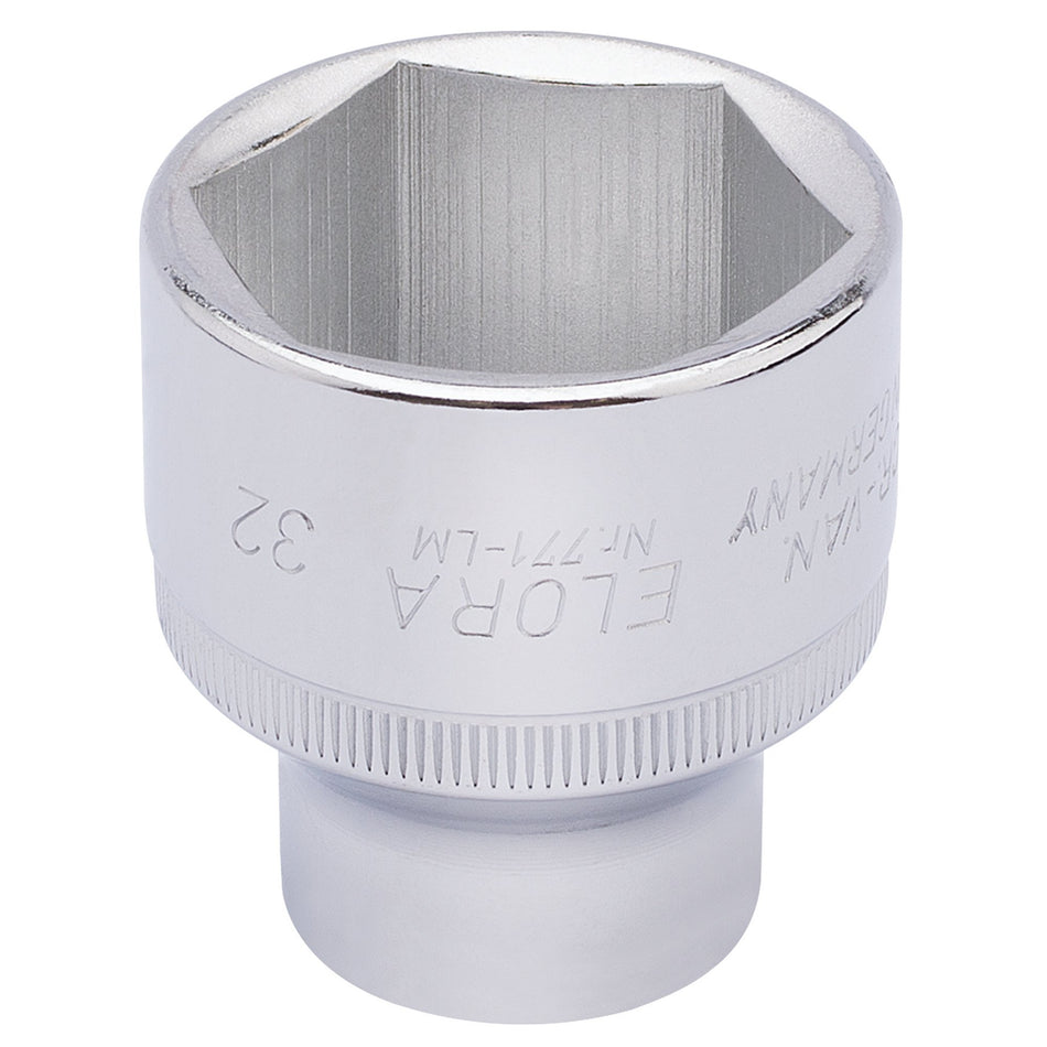 Elora-Hexagon-Socket,-1/2"-Sq.-Dr.,-32mm