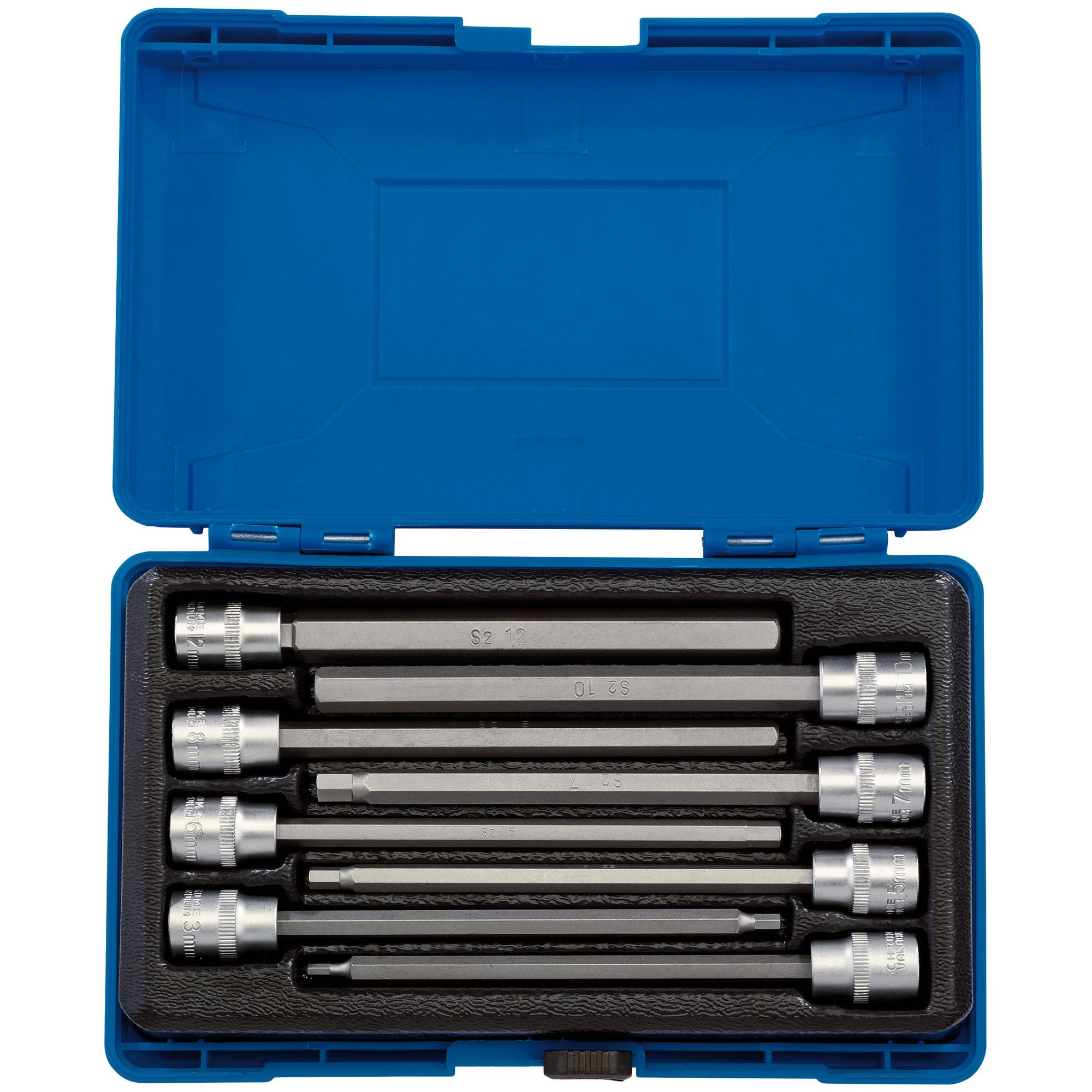 Hexagonal-Socket-Bit-Set,-3/8"-Sq.-Dr.-(8-Piece)