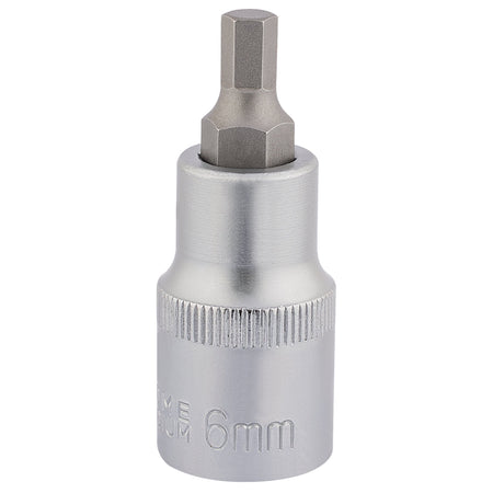 Hexagonal-Socket-Bits,-1/2"-Sq.-Dr.,-6mm
