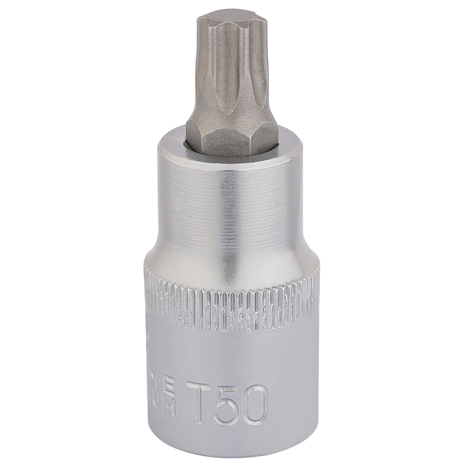 Draper-TX-STAR®-Socket-Bit,-1/2"-Sq.-Dr.,-T50-x-55mm